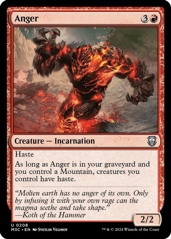 Anger (Ripple Foil) - 208 - Uncommon