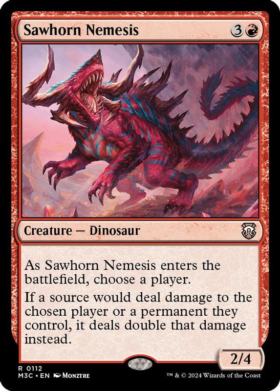 Sawhorn Nemesis - 112 - Rare