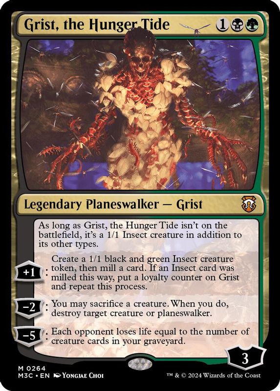 Grist, the Hunger Tide (Ripple Foil) - 264 - Mythic