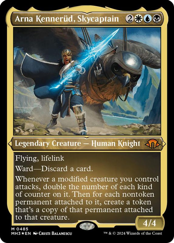 Arna Kennerud, Skycaptain (Foil Etched) - 485 - Mythic