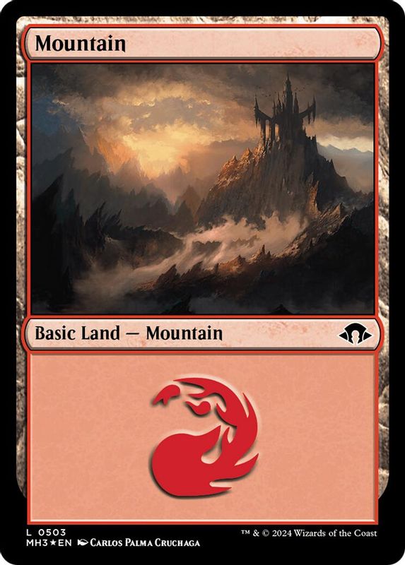 Mountain (0503) (Ripple Foil) - 503 - Land