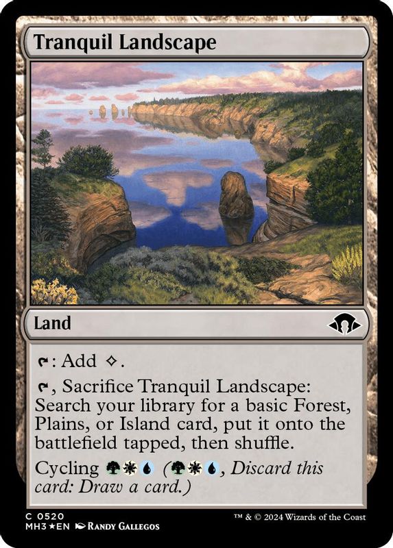 Tranquil Landscape (Ripple Foil) - 520 - Common