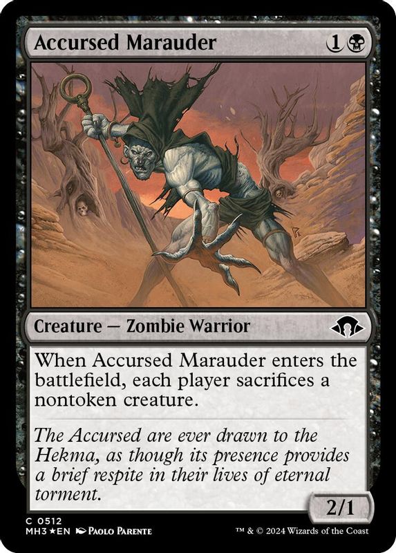 Accursed Marauder (Ripple Foil) - 512 - Common