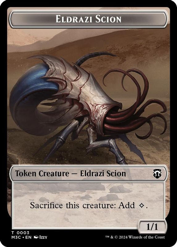 Eldrazi Scion // Eldrazi Spawn Double-Sided Token - 3 // 2 - Token