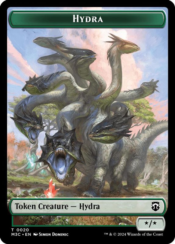 Hydra // Boar Double-Sided Token - 20 // 17 - Token