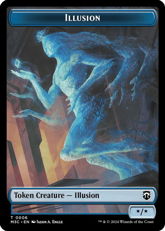 Illusion // Servo Double-Sided Token - 6 // 33 - Token