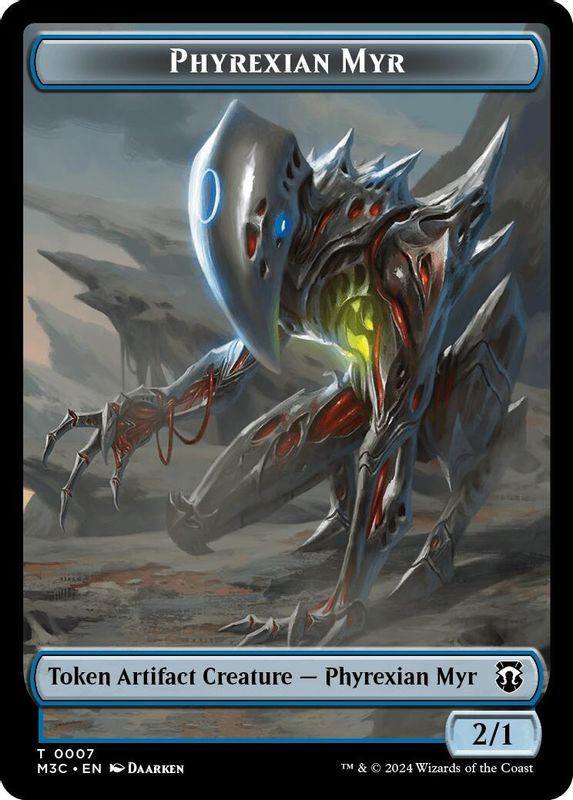 Phyrexian Myr // Servo Double-Sided Token - 7 // 33 - Token