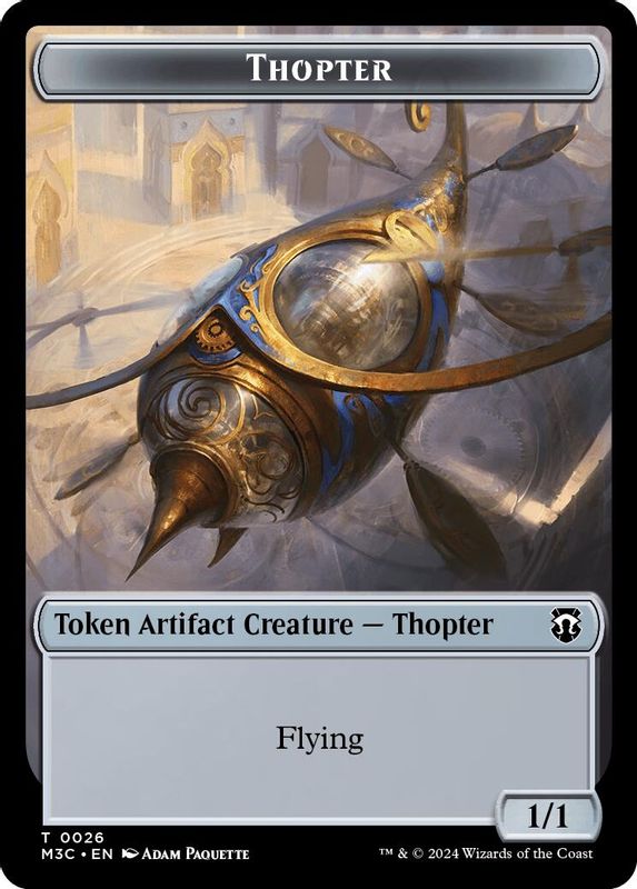 Thopter // Copy Double-Sided Token - 26 // 1 - Token