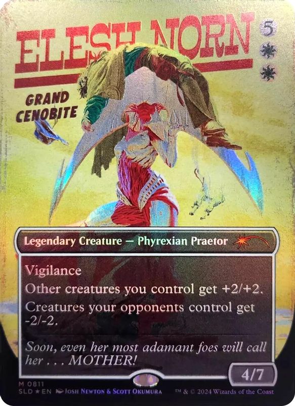 Elesh Norn, Grand Cenobite (0811) (Rainbow Foil) - 811 - Mythic