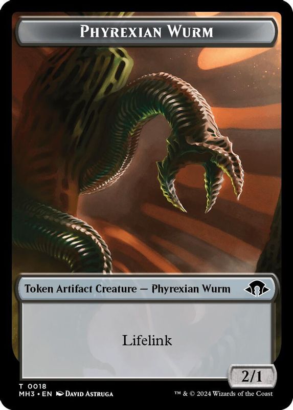 Phyrexian Wurm Token (0018) - 18 - Token