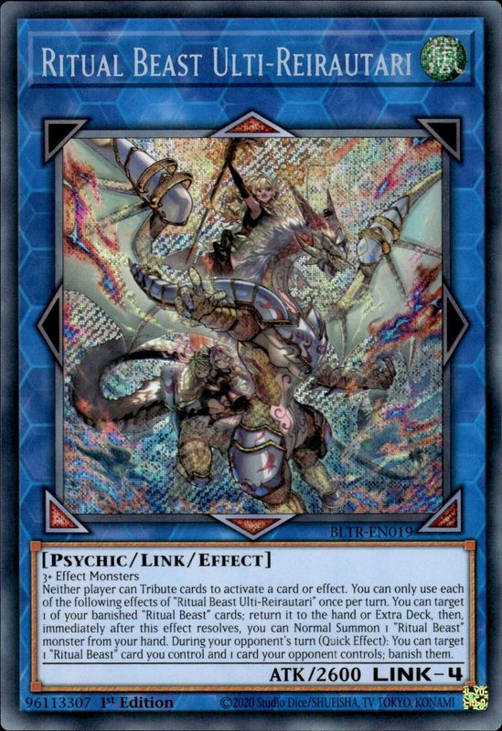 Ritual Beast Ulti-Reirautari - BLTR-EN019 - Secret Rare