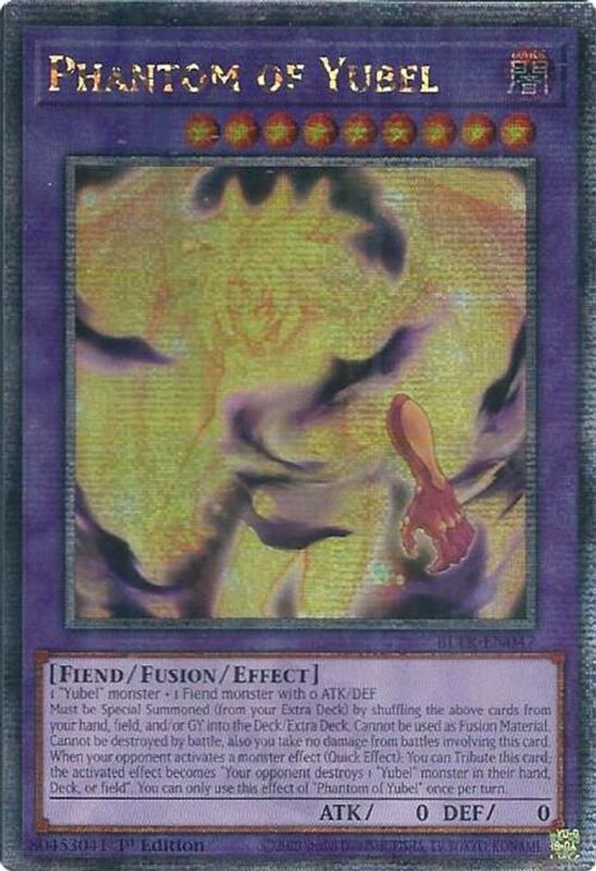 Phantom of Yubel (Quarter Century Secret Rare) - BLTR-EN047 - Quarter Century Secret Rare