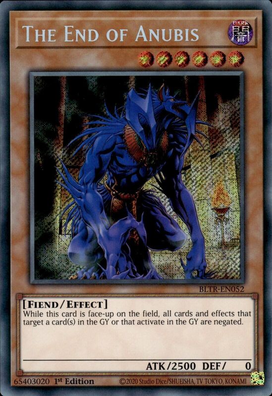 The End of Anubis - BLTR-EN052 - Secret Rare