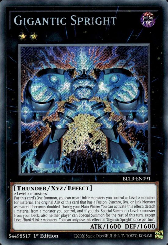 Gigantic Spright - BLTR-EN091 - Secret Rare