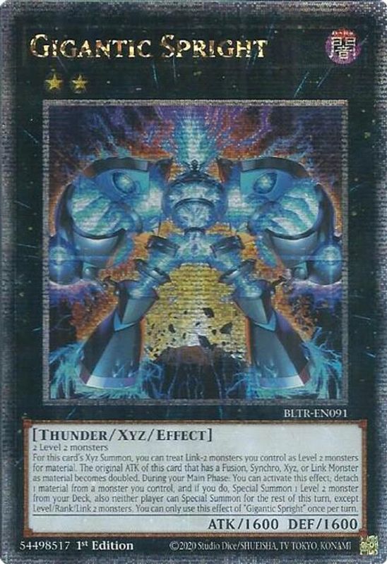 Gigantic Spright (Quarter Century Secret Rare) - BLTR-EN091 - Quarter Century Secret Rare