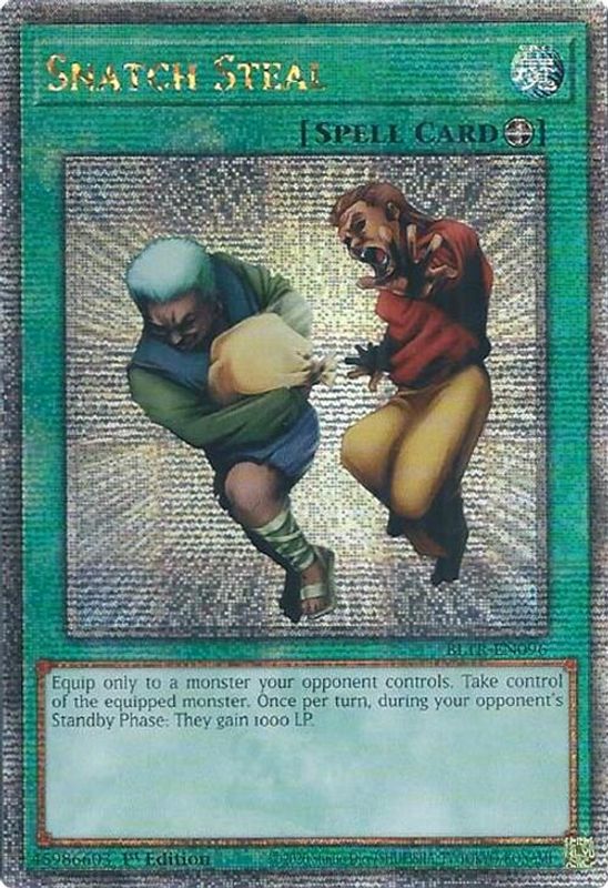 Snatch Steal (Quarter Century Secret Rare) - BLTR-EN096 - Quarter Century Secret Rare