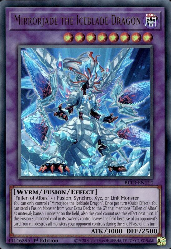 Mirrorjade the Iceblade Dragon - BLTR-EN114 - Ultra Rare