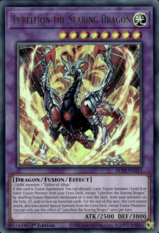 Lubellion the Searing Dragon - BLTR-EN115 - Ultra Rare