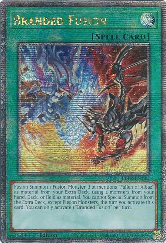 Branded Fusion (Quarter Century Secret Rare) - BLTR-EN111 - Quarter Century Secret Rare