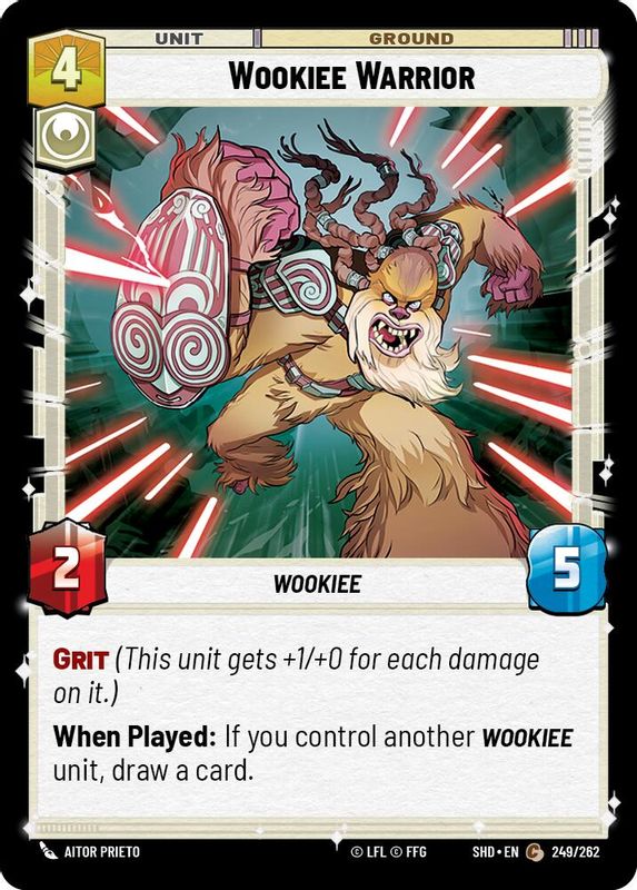 Wookiee Warrior - 249/262 - Common