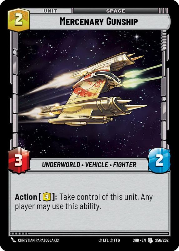 Mercenary Gunship - 256/262 - Uncommon