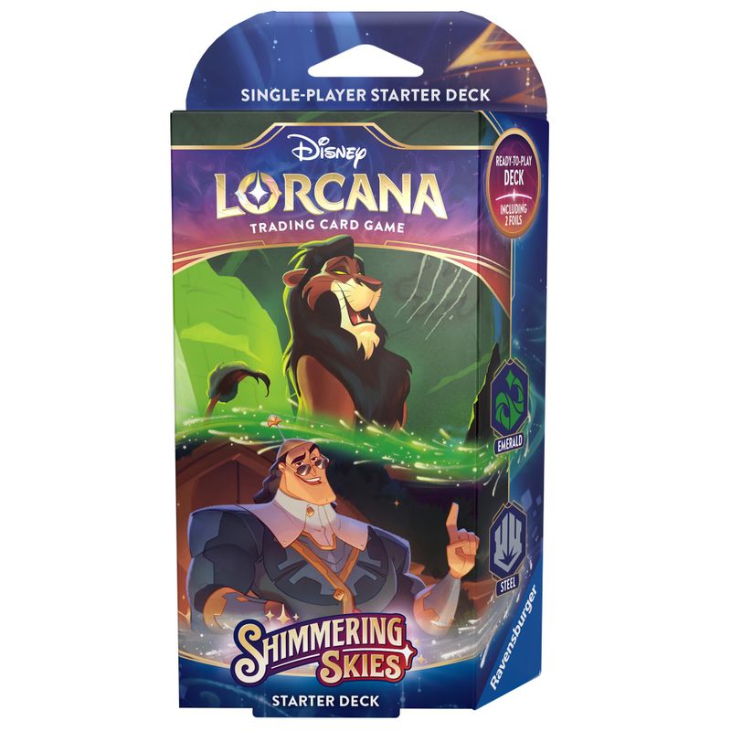 Disney Lorcana: Shimmering Skies Starter Deck (Emerald & Steel) (Pre-Order)