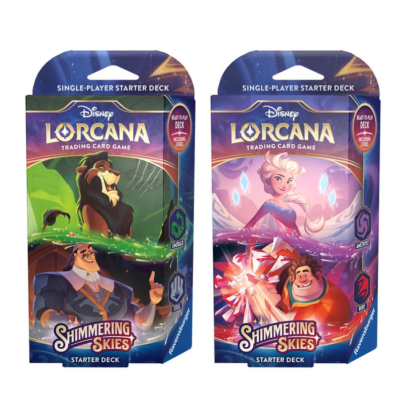 Disney Lorcana: Shimmering Skies Starter Deck [Set of 2] (Pre-Order)