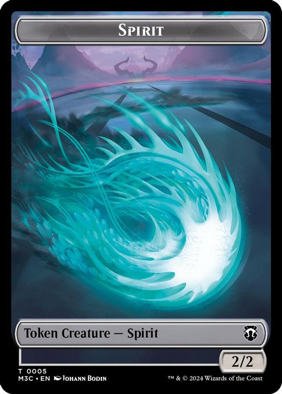 Spirit (Ripple Foil) // Eldrazi Double-Sided Token - 5 // 1 - Token