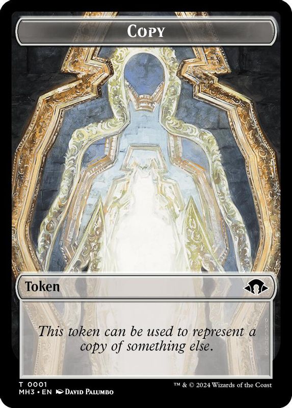 Copy (Ripple Foil) // Eldrazi Angel Double-Sided Token - 1 // 2 - Token