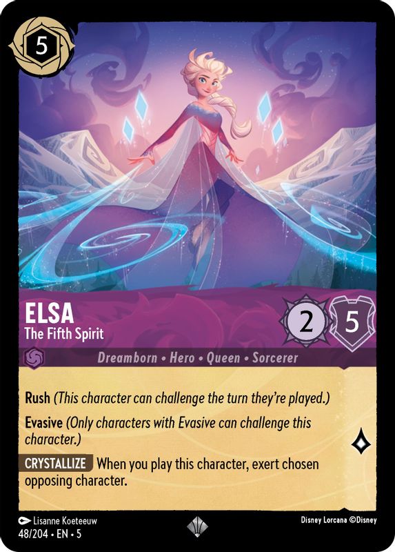Elsa - The Fifth Spirit - 48/204 - Super Rare