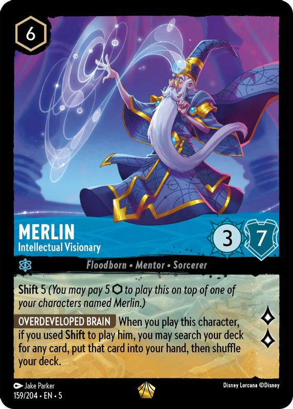 Merlin - Intellectual Visionary - 159/204 - Legendary