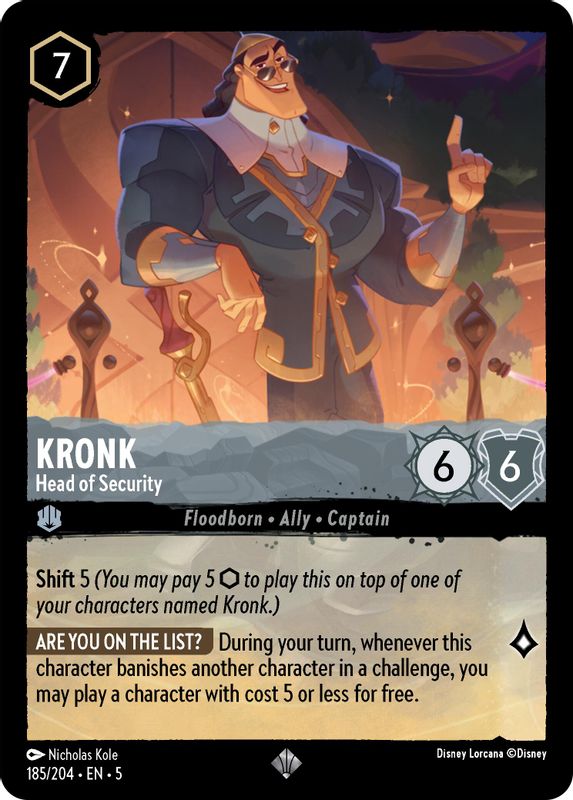 Kronk - Head of Security - 185/204 - Super Rare