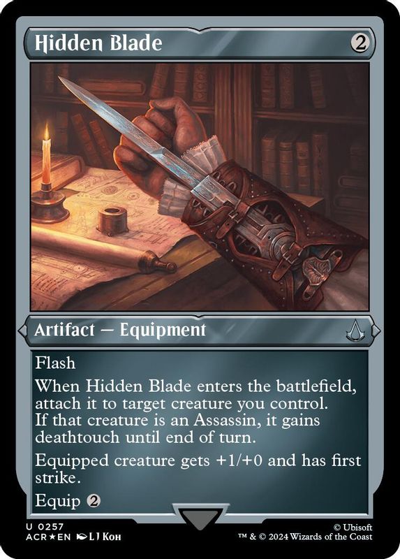 Hidden Blade (Foil Etched) - 257 - Uncommon