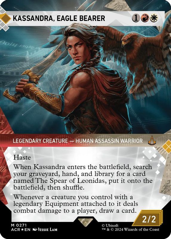 Kassandra, Eagle Bearer (Showcase) (Textured Foil) - 271 - Mythic