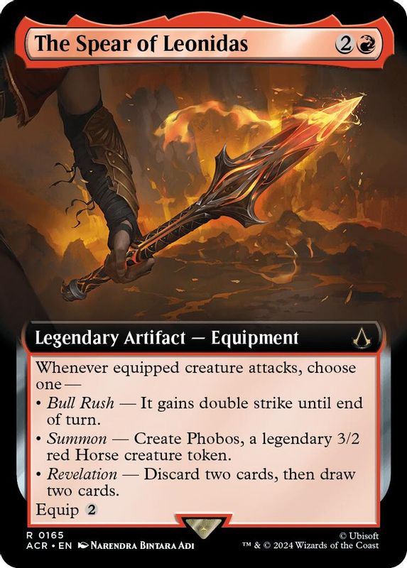 The Spear of Leonidas (Extended Art) - 165 - Rare