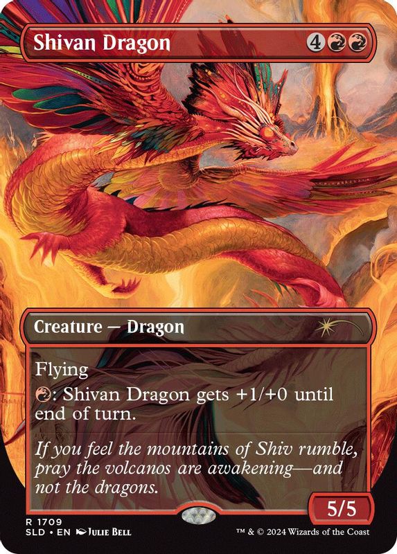 Shivan Dragon - 1709 - Rare