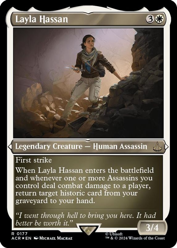 Layla Hassan (Foil Etched) - 177 - Rare