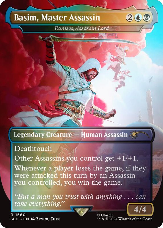 Basim, Master Assassin - Ramses, Assassin Lord (Rainbow Foil) - 1560 - Rare