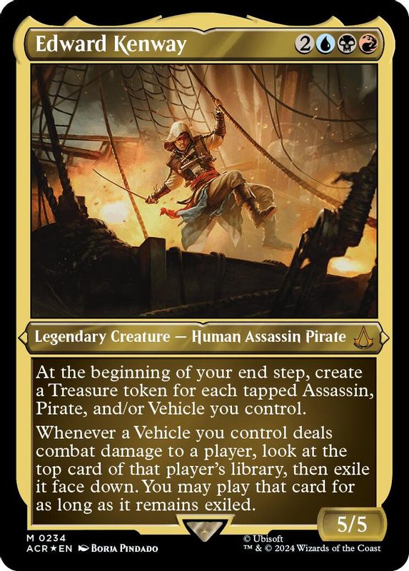 Edward Kenway (Foil Etched) - 234 - Mythic