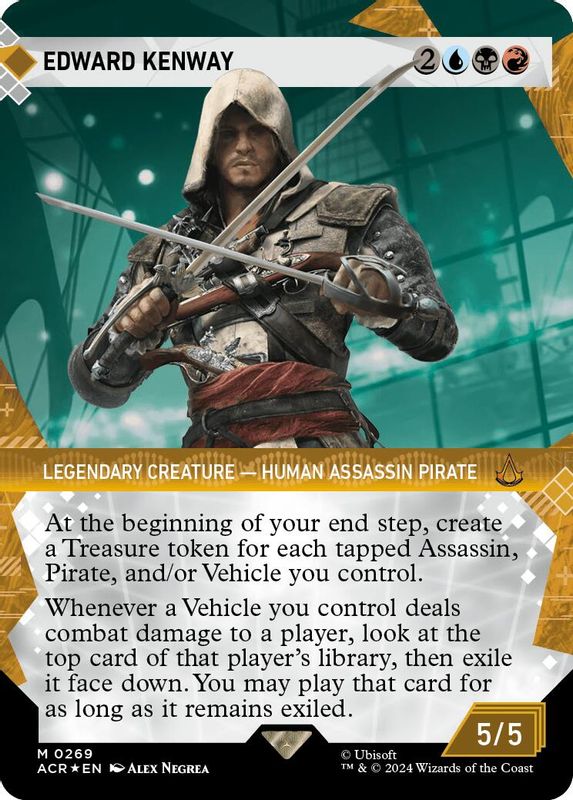 Edward Kenway (Showcase) (Textured Foil) - 269 - Mythic