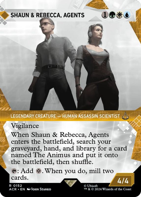 Shaun & Rebecca, Agents (Showcase) - 152 - Rare