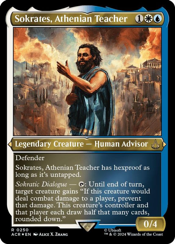 Sokrates, Athenian Teacher (Foil Etched) - 250 - Rare