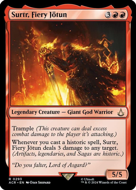 Surtr, Fiery Jotun - 293 - Rare