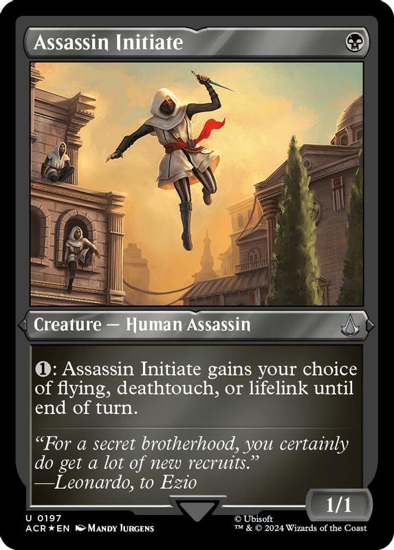 Assassin Initiate (Foil Etched) - 197 - Uncommon