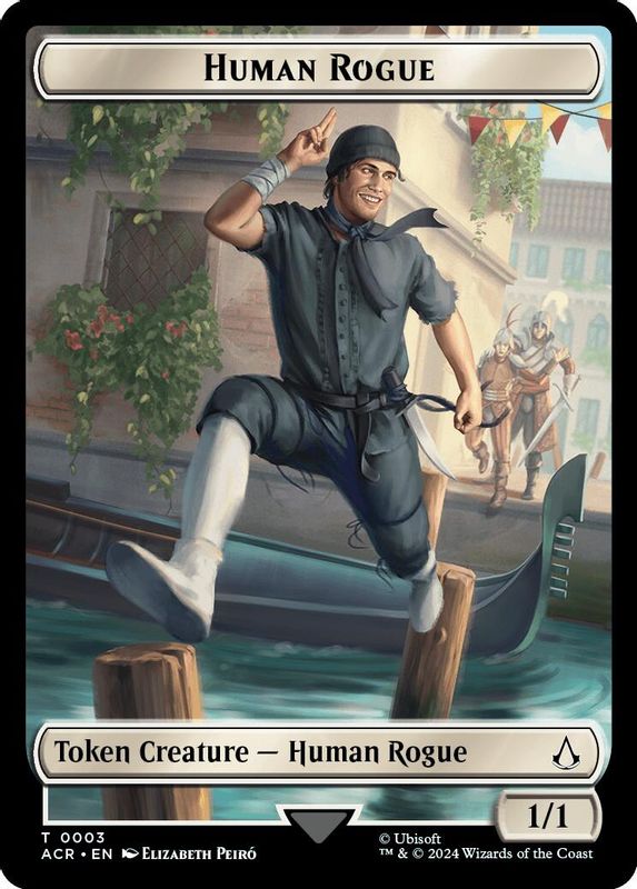 Human Rogue Token - 3 - Token