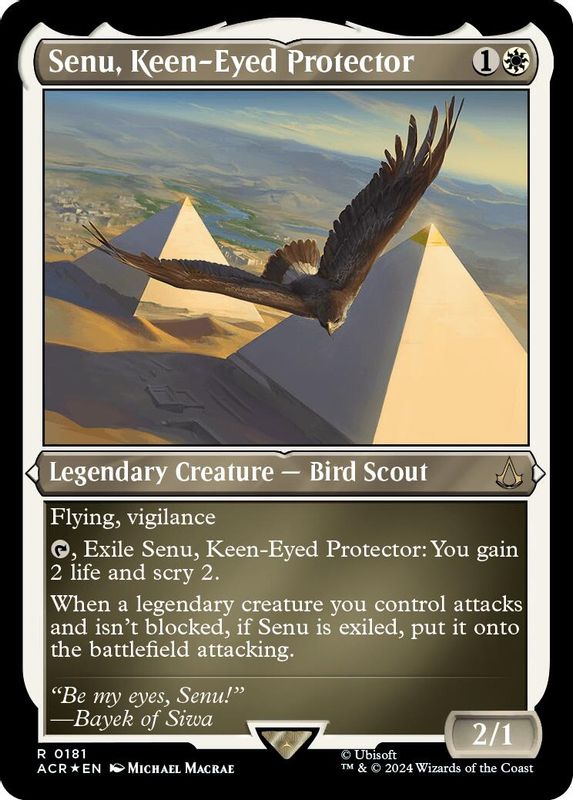 Senu, Keen-Eyed Protector (Foil Etched) - 181 - Rare