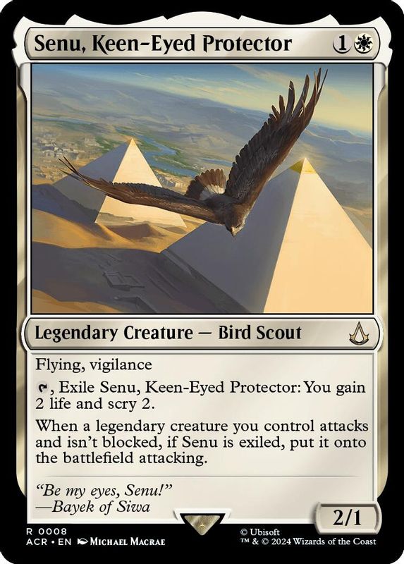 Senu, Keen-Eyed Protector - 8 - Rare