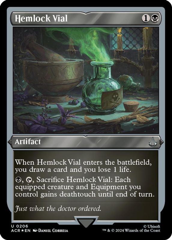 Hemlock Vial (Foil Etched) - 206 - Uncommon