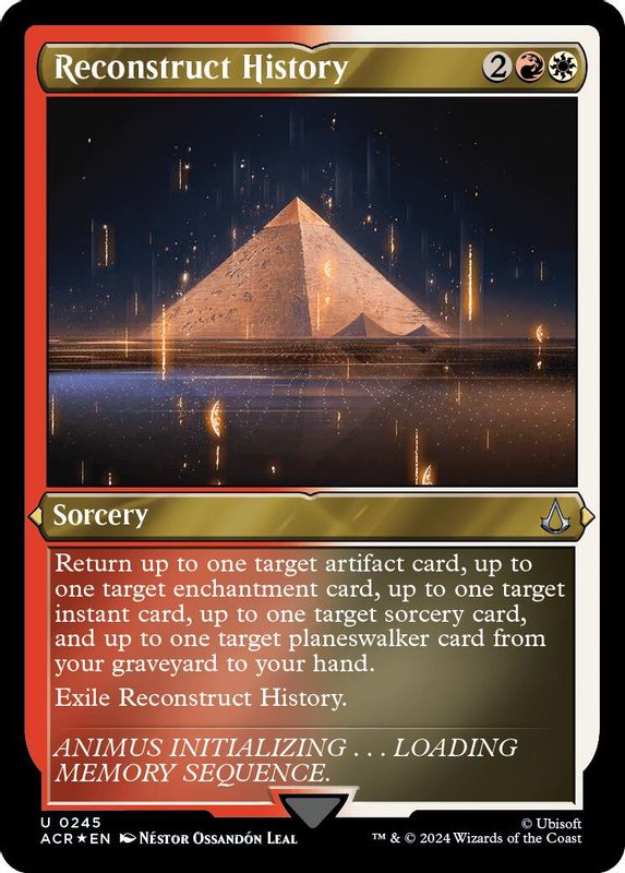 Reconstruct History (Foil Etched) - 245 - Uncommon