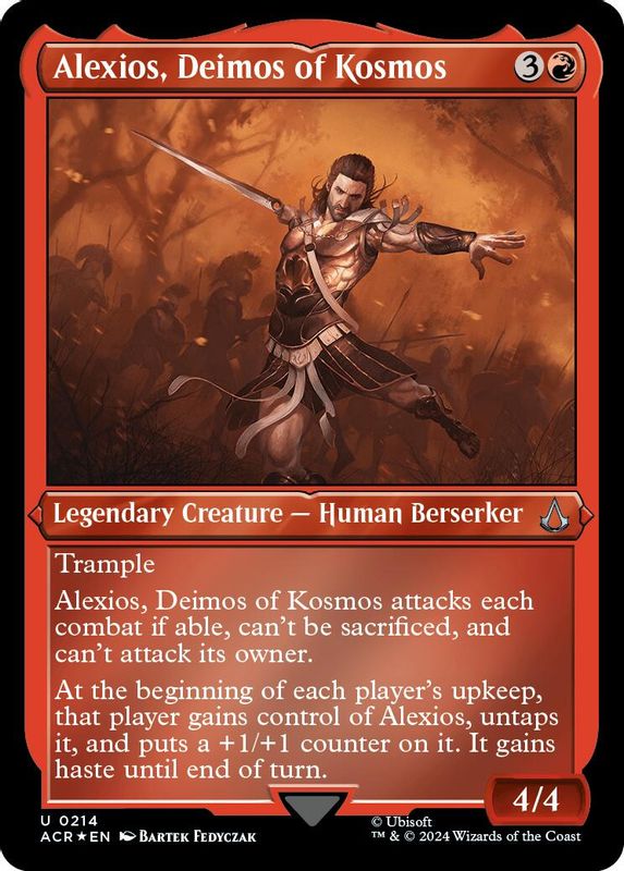 Alexios, Deimos of Kosmos (Foil Etched) - 214 - Uncommon